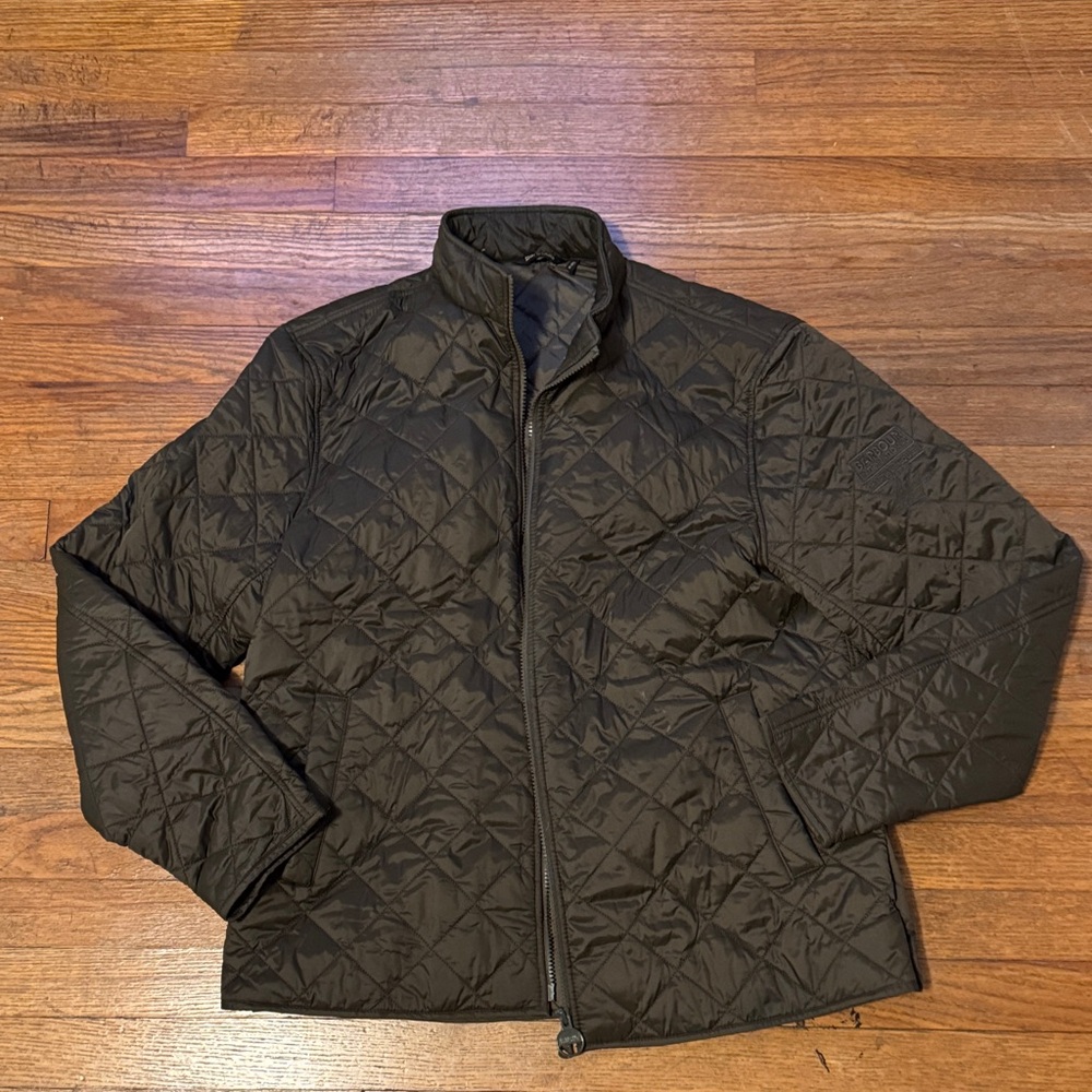 Barbour Men's Green Quilted Puffer Jacket